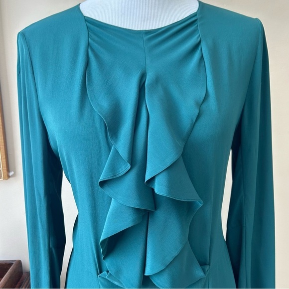Marni Green Long Sleeve Dress - Picture 7 of 11